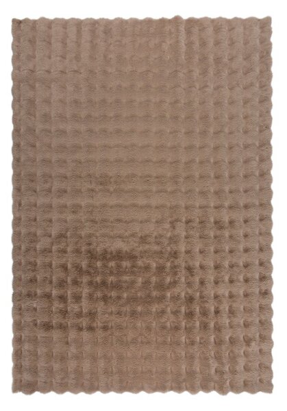Rjavo sintetično krzno 160x230 cm Waffle Faux Fur – Flair Rugs