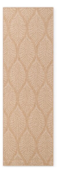 Bež-slonokoščen zunanji in notranji tekač 80x250 cm Duet Liora – NORTHRUGS
