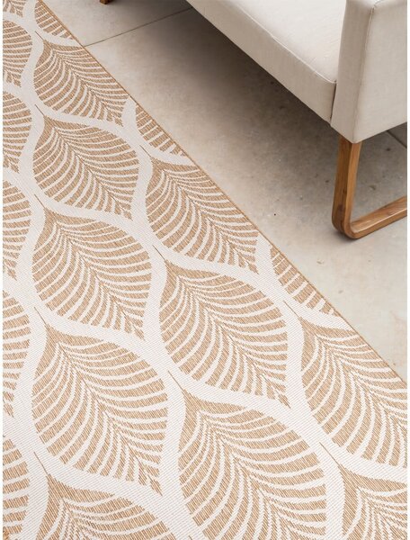 Bež-slonokoščen zunanji in notranji tekač 80x250 cm Duet Liora – NORTHRUGS
