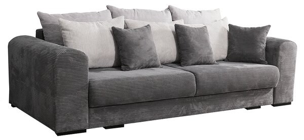 KONDELA Zelo prostoren kavč, siva/svetlo siva/bež, GILEN BIG SOFA