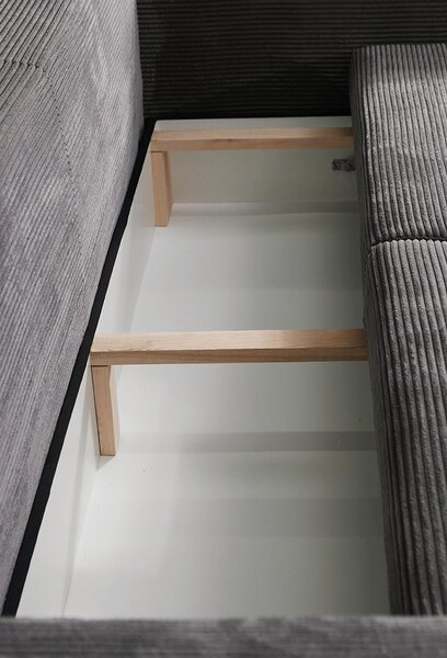 KONDELA Zelo prostoren kavč, siva/svetlo siva/bež, GILEN BIG SOFA