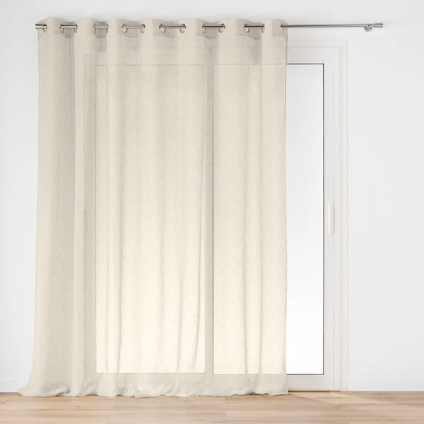 Prosojna zavesa v naravni barvi 240x240 cm Carlin – douceur d'intérieur