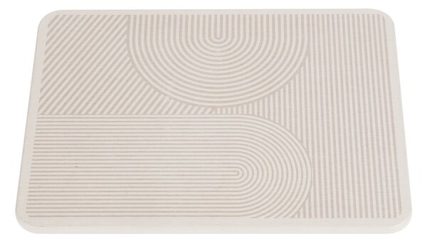 Bež odcejalna podloga iz diatomejske zemlje 40x30 cm Damon – Wenko