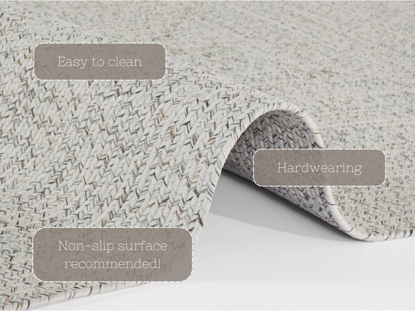 Belo-bež zunanja preproga 230x160 cm - NORTHRUGS