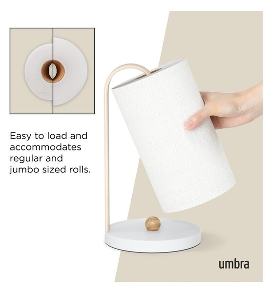 Belo leseno stojalo za papirnate brisače ø 17 cm Bellwood – Umbra