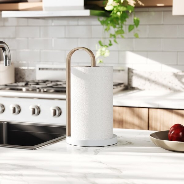Belo leseno stojalo za papirnate brisače ø 17 cm Bellwood – Umbra