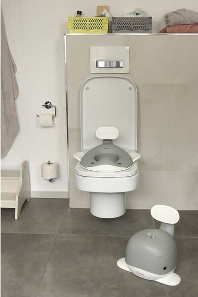 Temno siv otroški nastavek za WC školjko Dark grey – Kindsgut