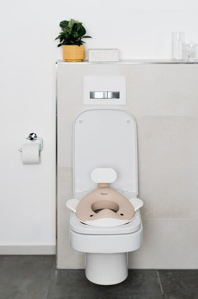 Bež otroški nastavek za WC školjko - Kindsgut
