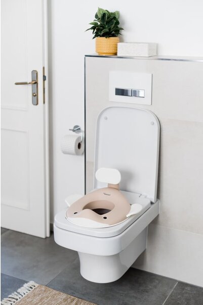 Bež otroški nastavek za WC školjko - Kindsgut
