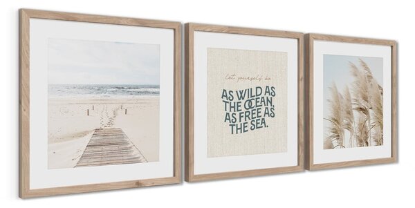 Slike v kompletu 3 ks 30x40 cm Seaside – Styler