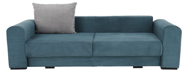 KONDELA Zelo prostoren kavč, modra/mentol/svetlo siva, GILEN BIG SOFA