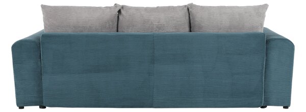 KONDELA Zelo prostoren kavč, modra/mentol/svetlo siva, GILEN BIG SOFA