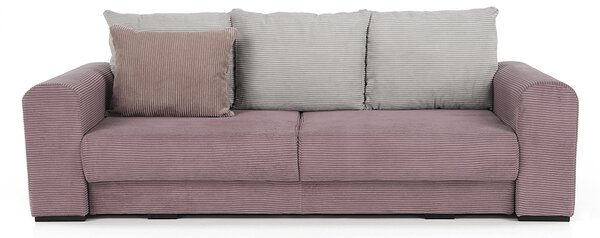 KONDELA Zelo prostoren kavč, vijolična/umazano roza/bež, GILEN BIG SOFA