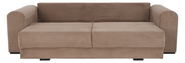 KONDELA Zelo prostoren kavč, svetlo rjava/bež/smetana, GILEN BIG SOFA