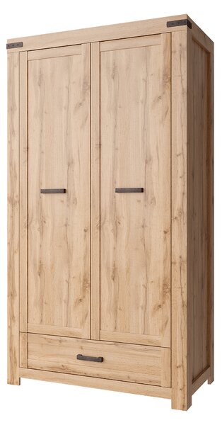KONDELA Omara 2D1S, hrast wotan, MORATIZ
