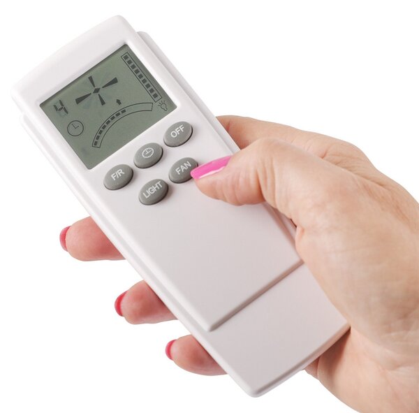 Pametni stropni ventilator Eco Plano II, Ø 132 cm, siv, DC