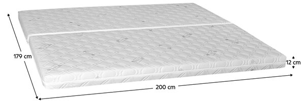 KONDELA Obojestranka raztegljiva vzmetnica 89/90x200 HOPPIP