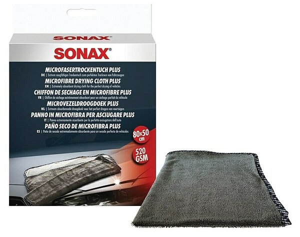 Sonax Krpa iz mikrovlaken (Do x Š: 80 x 50 cm, Krpe iz mikrovlaken, Siva)