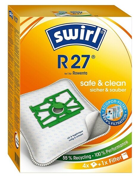 Swirl Vreča za sesalec (Ustrezno za: Rowenta, Aqua vac, Thomas, 5 kos)