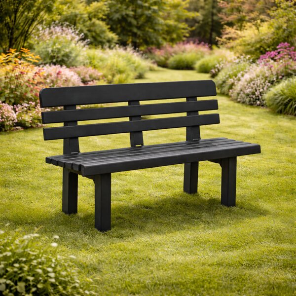 Vrtna klop GENZIANA, 110x52x71cm, antracit I.P.A.E-Progarden
