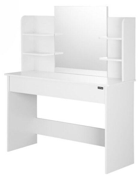 Toaletna mizica LUCIA, 108x40x140cm, bela Casaria