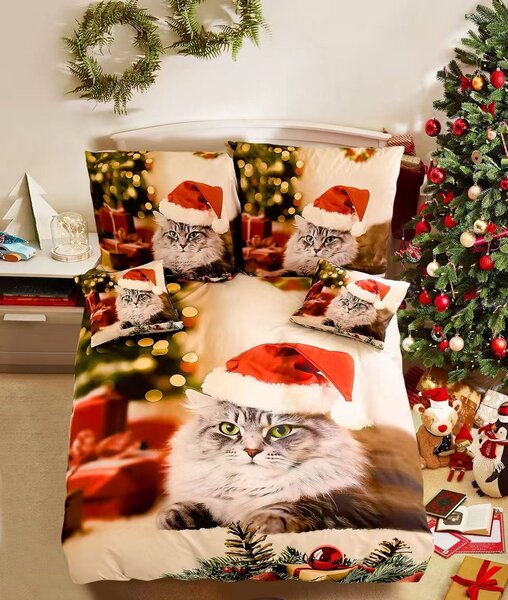 3D Bombažna posteljnina MAGIC PAWS barvna + prevleka za vzglavnik 40x50 cm brezplačno Dimenzije posteljnine: 70 x 90 cm | 140 x 200 cm