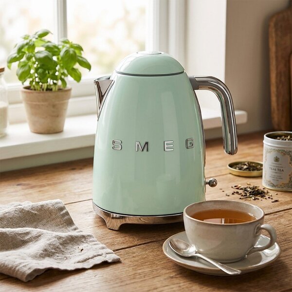 Svetlo zelen grelnik vode 1,7 l 50's Retro Style – SMEG