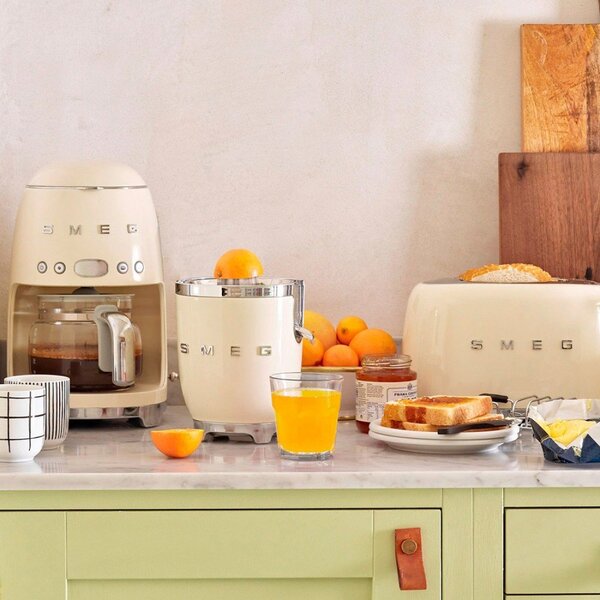 Kremno bel električni ožemalnik 50's Retro Style – SMEG