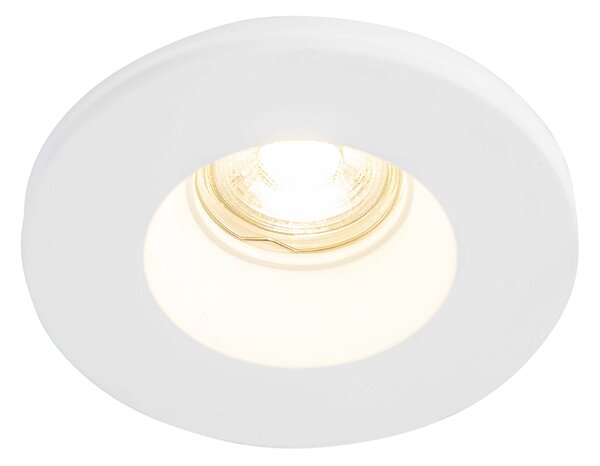 Komplet 6 vgradnih reflektorjev belih 13 cm okroglih - Gypsy Stucco