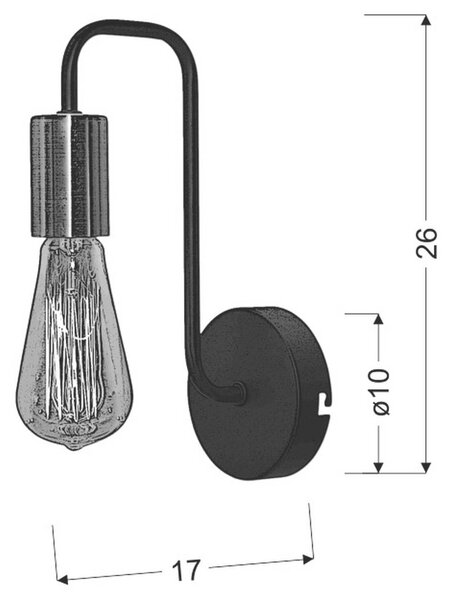 STENSKA SVETILKA 60 W 230 V E27