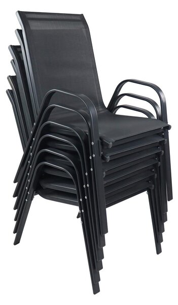 Gardenson Set Vrtnih Stolov Sonlas, Antracit, 6 Kos