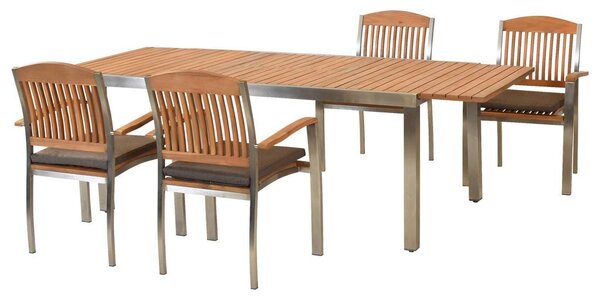 Gardenson Vrtni Set Keros, 5-Delni, Z Blazinami