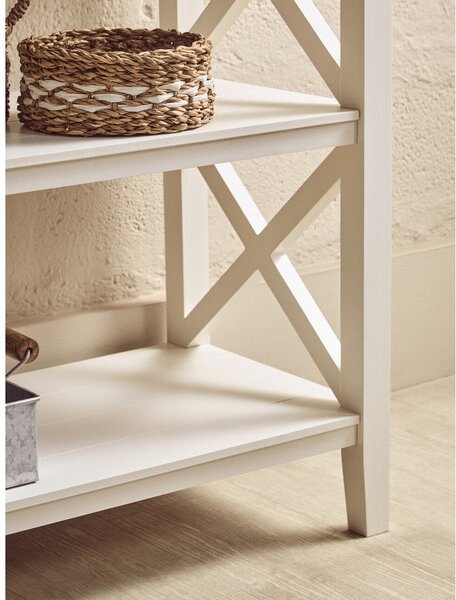 Bel regal iz masivnega bora 120x81x40 cm Heritage – Premier Housewares