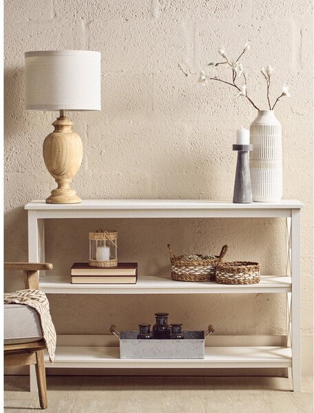 Bel regal iz masivnega bora 120x81x40 cm Heritage – Premier Housewares