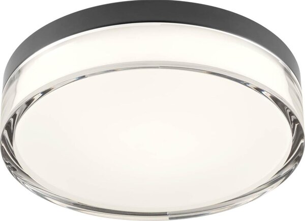 Redo 01-3735 - LED Stropna svetilka FRISBI LED/12W/230V 3000/4000K IP44 črna