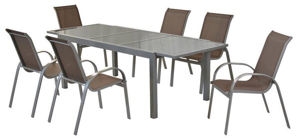 VRTNI SET aluminij srebrne barve srebrne barve