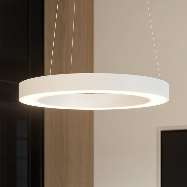 Arcchio Sharelyn LED obesek, 80 cm, zatemnjen, Bela, Kuhinja, Aluminij, Sodobni