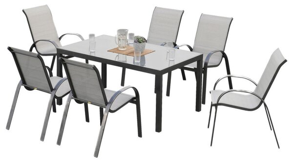 VRTNI SET aluminij srebrne barve srebrne barve