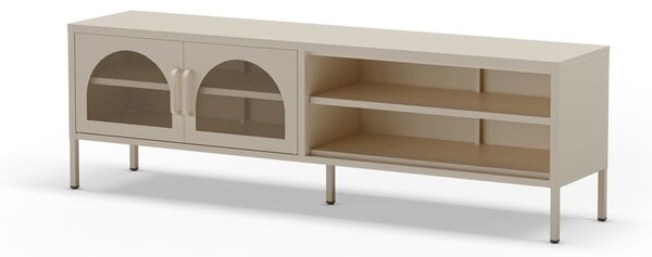 Kremno bela TV omarica 160x50 cm Diora – Marckeric