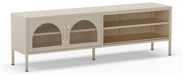 Kremno bela TV omarica 160x50 cm Diora – Marckeric