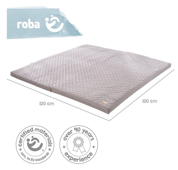 Temno siva otroška igralna podloga 120x120 cm Style – Roba