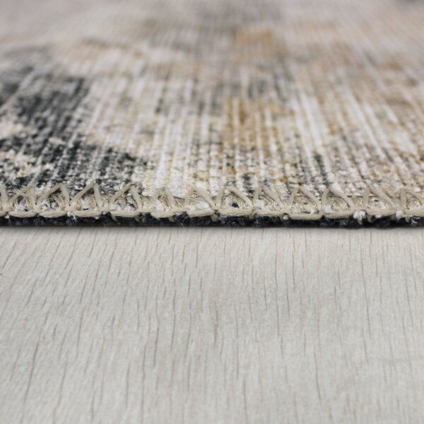 Sivo-bež pralna preproga 152x230 cm Lila Abstract – Flair Rugs