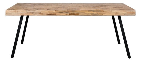 Jedilna miza iz masivnega tika 90x200 cm Suri – White Label