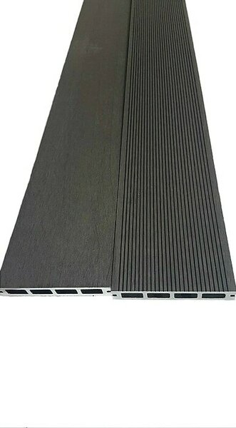 WPC deska (300 x 15 x 2,5 cm, Siva)