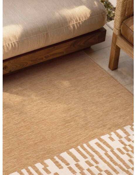 Kremno bela/naravna notranja in zunanja preproga 200x300 cm Haringey Acacia – Ted Baker
