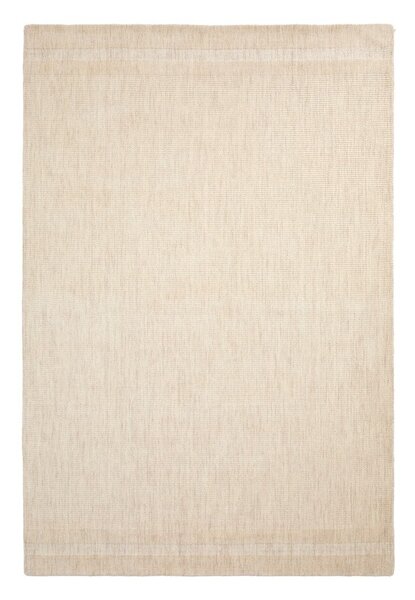 Kremno bela ročno tkana volnena preproga 200x300 cm Dalena – Kave Home