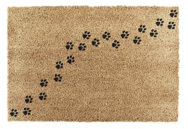 Predpražnik iz kokosovih vlaken 40x60 cm Paw Prints – Artsy Doormats