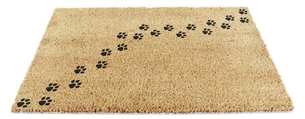 Predpražnik iz kokosovih vlaken 40x60 cm Paw Prints – Artsy Doormats