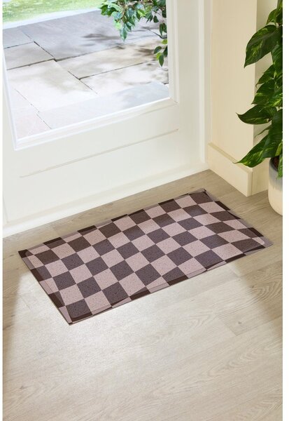 Predpražnik iz PVC-ja 40x70 cm Checkerboard – Artsy Doormats