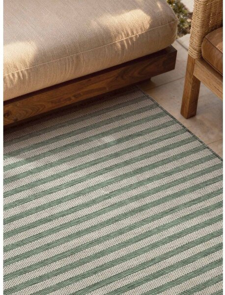 Zelena/kremno bela notranja in zunanja preproga 120x170 cm Haringey Linley – Ted Baker